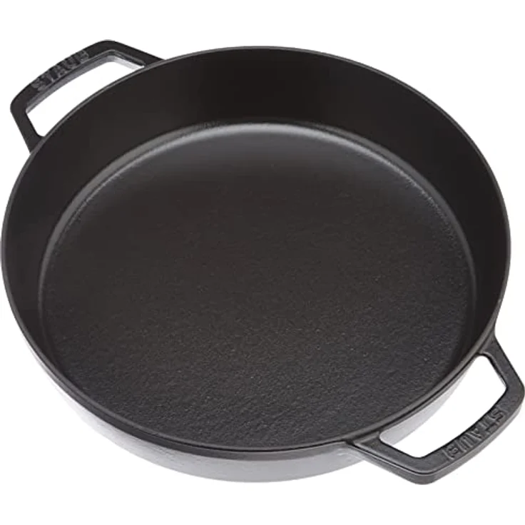 Staub Pans Bratpfanne 26 cm, Gusseisen, Schwarz – Bild 1