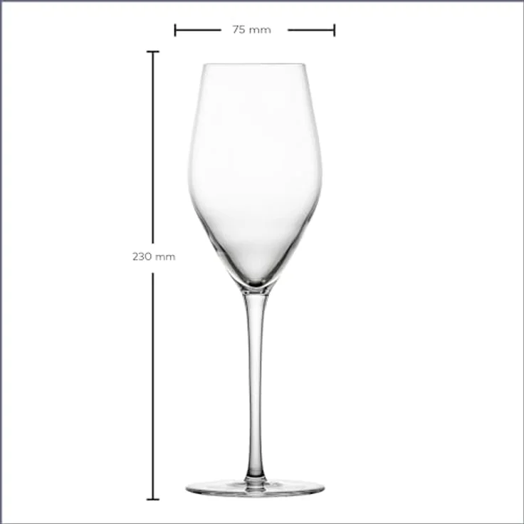 SCHOTT ZWIESEL Sektglas Bar Special (4er-Set), formschöne Sektgläser mit Moussierpunkt, spülmaschinenfeste Tritan-Kristallgläser, Made in Germany (Art.-Nr. 123625) – Bild 7