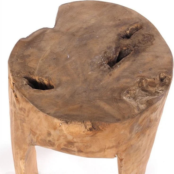 DESIGN DELIGHTS Hocker BAUMSTAMM HOCKER "LOG", 41x29 cm (HxB), natur, Sitzhocker, Holz – Bild 3