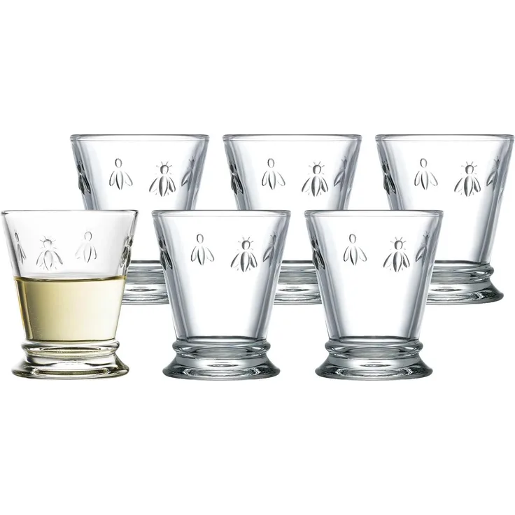 La Rochère Biene Abeille Wasserglas 260 ml 6er Set