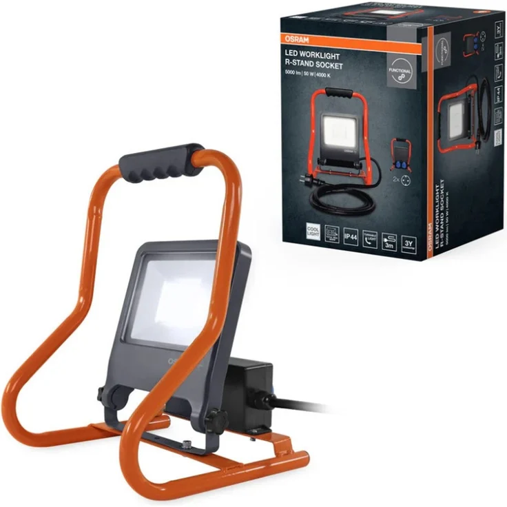 Osram LED Baustrahler Worklight 50 W kaltweiß Dunkelgrau – Bild 3