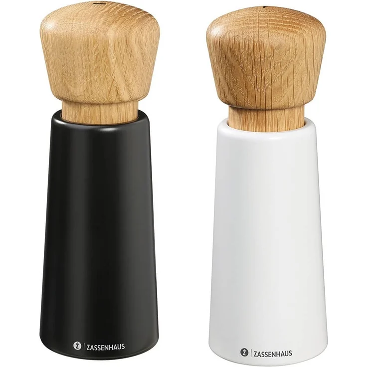 Zassenhaus Pfeffermühle Norderney Eiche 18cm | Auswahl Weiß : Weiß – Bild 3