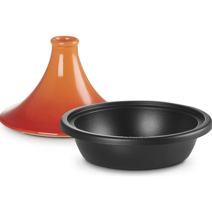Le Creuset Gusseisen Tagine 31 cm ofenrot – Bild 3