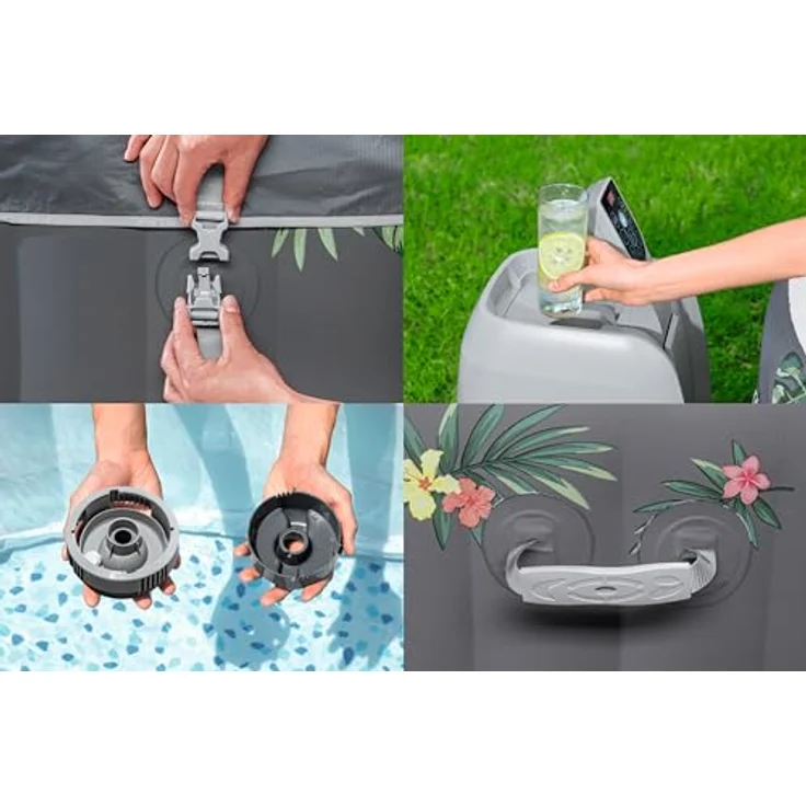 LAY-Z-SPA® Whirlpool 'Aruba AirJet™', Ø 170 x 66 cm, rund – Bild 10