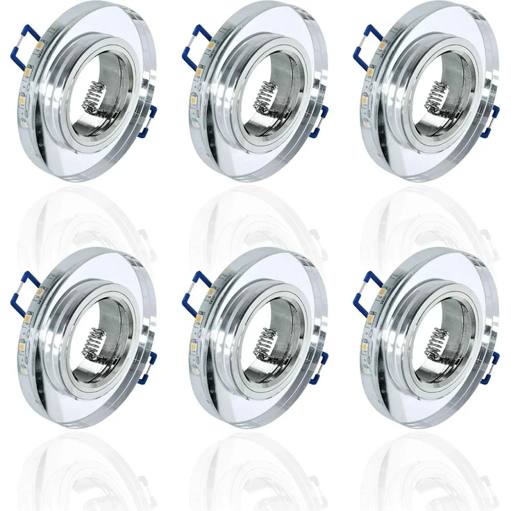 Maxkomfort Einbauleuchte 4111-4112, LED wechselbar, ohne Leuchtmittel, warmweiß, 3000K, einbauleuchte – Bild 1