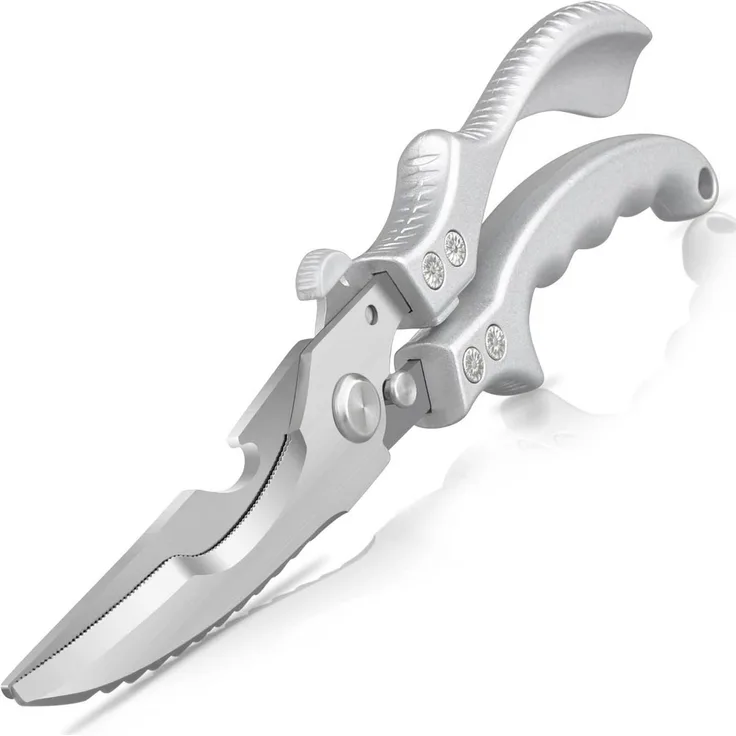 KingLux Geflügelschere Küchenschere mit Metallgriffen für Huhn, Geflügel, Fisch, Fleisch, (1-tlg)