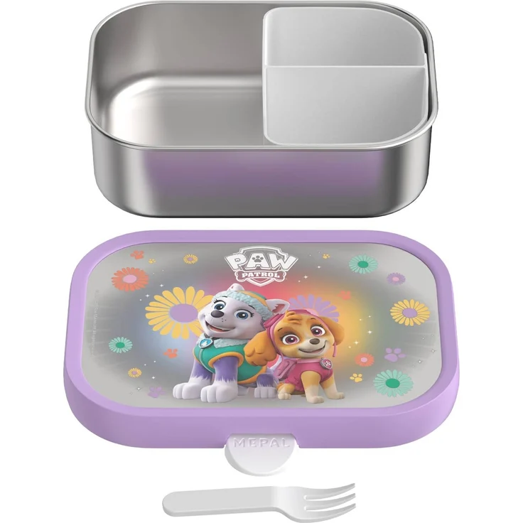 Mepal CAMPUS Edelstahl-Brotdose mit Gabel - Paw Patrol Girl – Bild 2