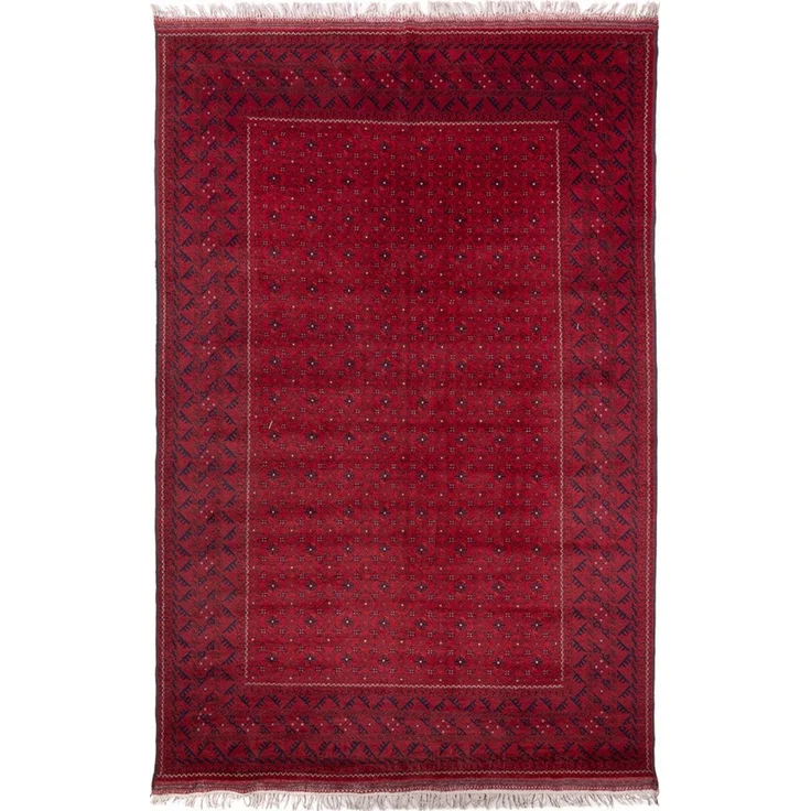 Afghan Teppich - 296 x 193 cm - rot – Bild 1