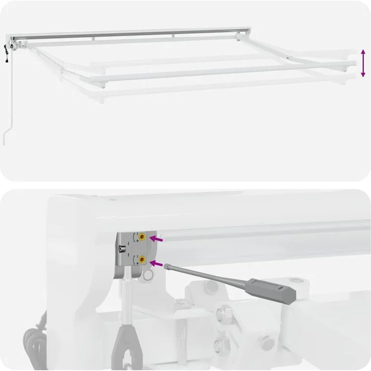 vidaXL Markisenrahmen Mehrfarbig 300x200 cm 3329542 – Bild 10