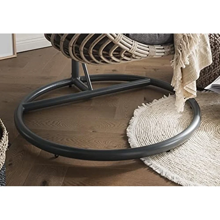 Destiny Hängesessel COCO SUNRISE, Stahl, Polyrattan, mit Gestell, inkl. Auflagen – Bild 6
