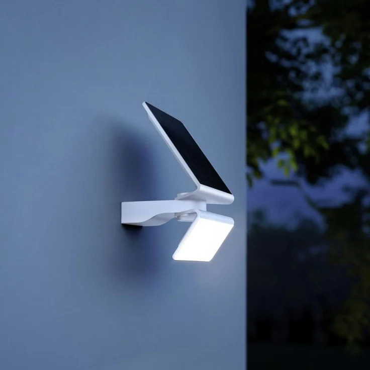 Steinel 'Xsolar L-S ONE' LED-Außenwandleuchte mit 140° Bewegungsmelder, Kunststoff weiß, 2500 mAh – Bild 2