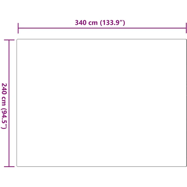 vidaXL Rutschfester Kunstfellteppich Olite Rosa 240 x 340 cm Polyester 42021706 – Bild 9
