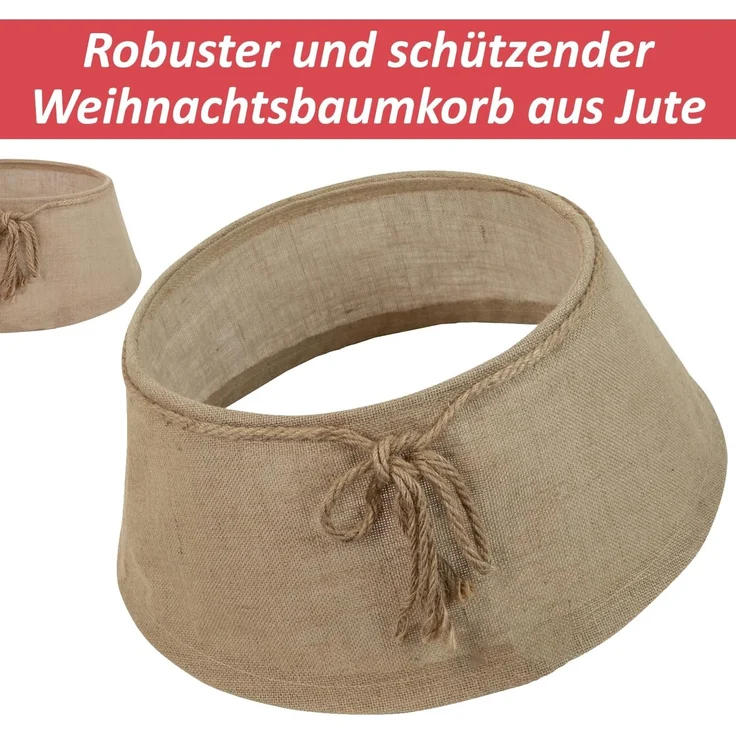 COIL Weihnachtsbaumdecke Weihnachtsbaumabdeckung, Weihnachtsbaumrock, Weihnachtsbaumständer, oval, rechteckig, Durchmesser ab 56 cm – Bild 4