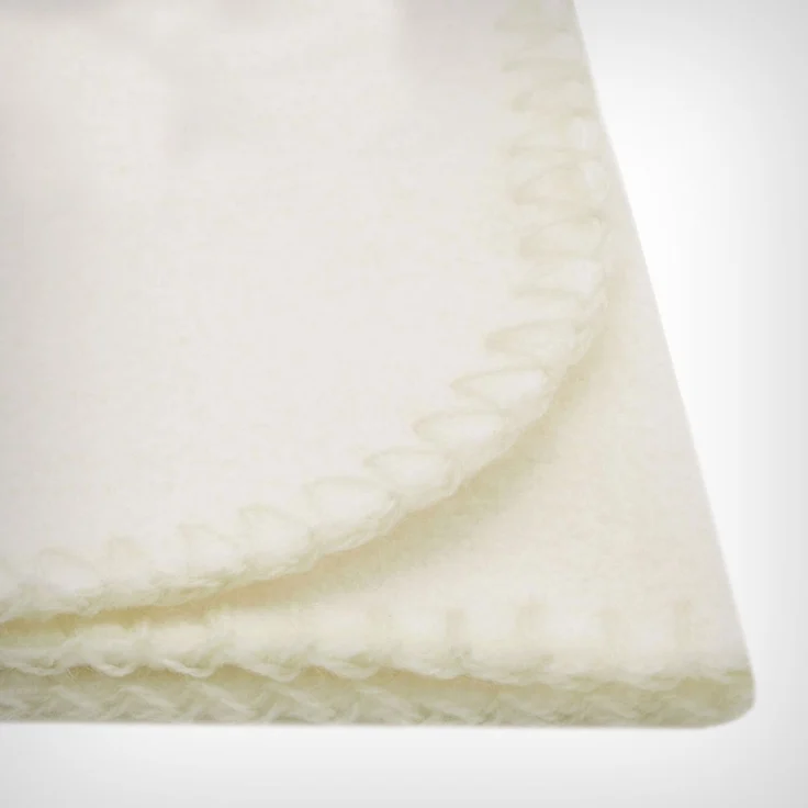 ZOLLNER Kuscheldecke, 130x170 cm, creme – Bild 3