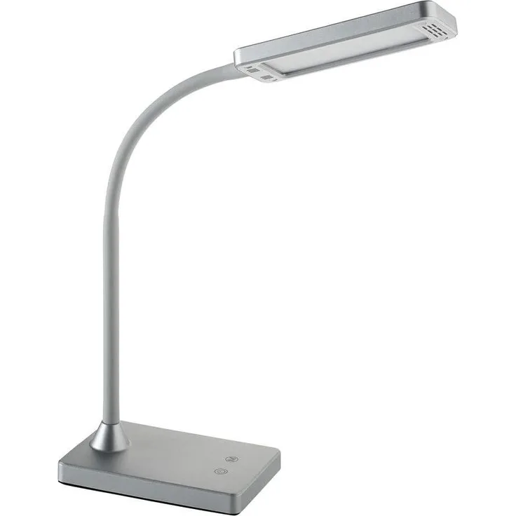 Alco LED-Schreibtischleuchte silber
