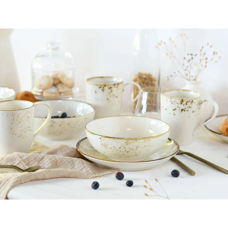 Nature Collection Creme, Kaffeeservice 12-tlg (mo) – Bild 4