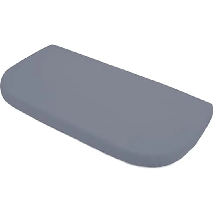Spannbetttuch Beistellbett, für Waldin Babybett 7in1 - Bettwäsche für Kinderbetten- Pflegeleichte, superweiche und strapazierfähige Baumwolle 1er Set, Graphit – Bild 2