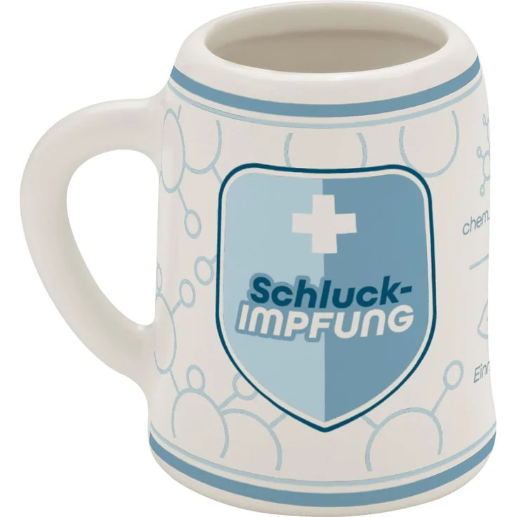 Schnapskrug Schnapsglas Stamper Keramik Sheepworld SCHLUCKIMPFUNG 73842 – Bild 2
