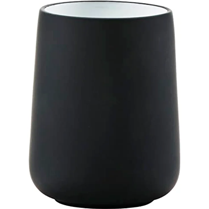Zone Nova Toothbrush Mug Dia. 8 x 10 cm Black – Bild 2