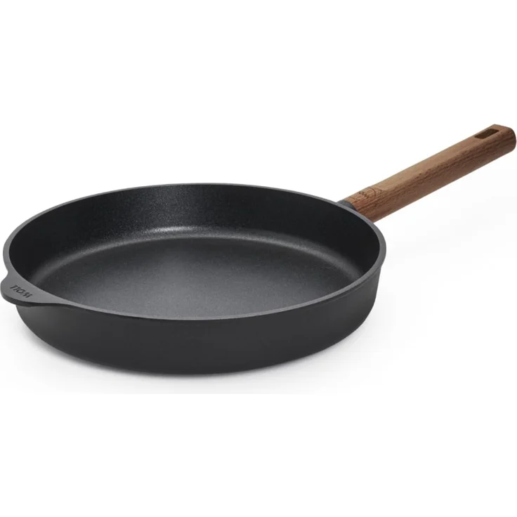 Woll Eco Logic Induktion Gusspfanne Ø 28 cm 5 cm hoch Holzstiel