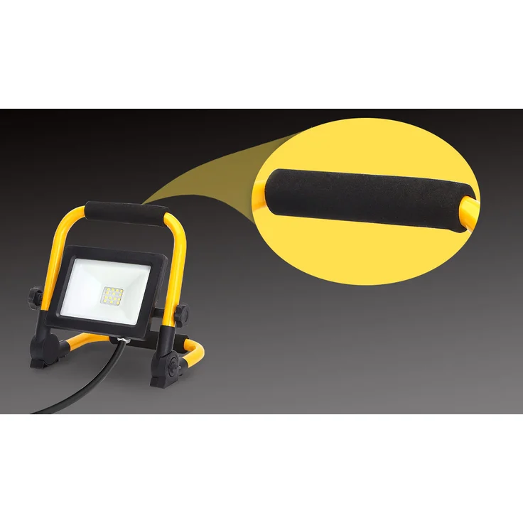 50W Kaltweiß Tragbaren LED Baustrahler Fluter Strahler mit Stecker IP44 – Bild 6