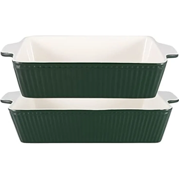 Greengate 2-er Set Auflaufformen Alice pinewood green