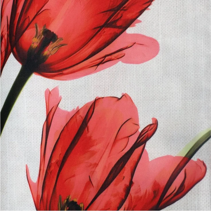 Delindo Lifestyle Tischläufer Tulpen, modern bedruckte Motiv Tischdecke für Frühling und Sommer, 40x140 cm – Bild 2