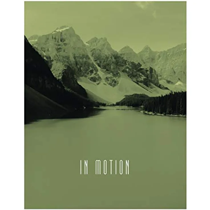Komar Wandbild | Word Lake In Motion Sand | Premium-Poster, fotorealistisch, Größe: 40 x 50 cm, ohne Rahmen, MADE IN GERMANY