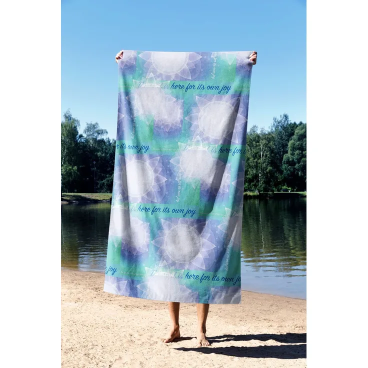 Mijolnir 'Yoga Nature 90' Strandtuch, Mehrfarbig, 90 x 150 cm