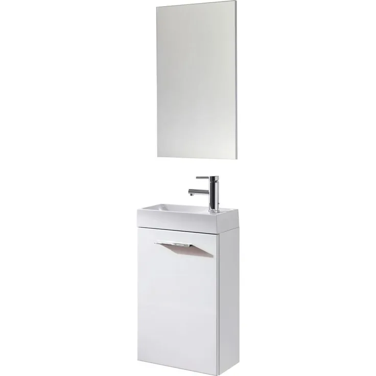 Gästewaschplatz Mainz 40 cm Waschbecken Waschtisch Waschplatz