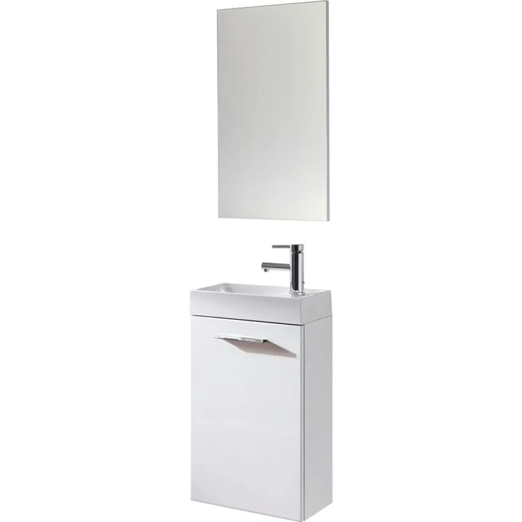 Gästewaschplatz Mainz 40 cm Waschbecken Waschtisch Waschplatz – Bild 1