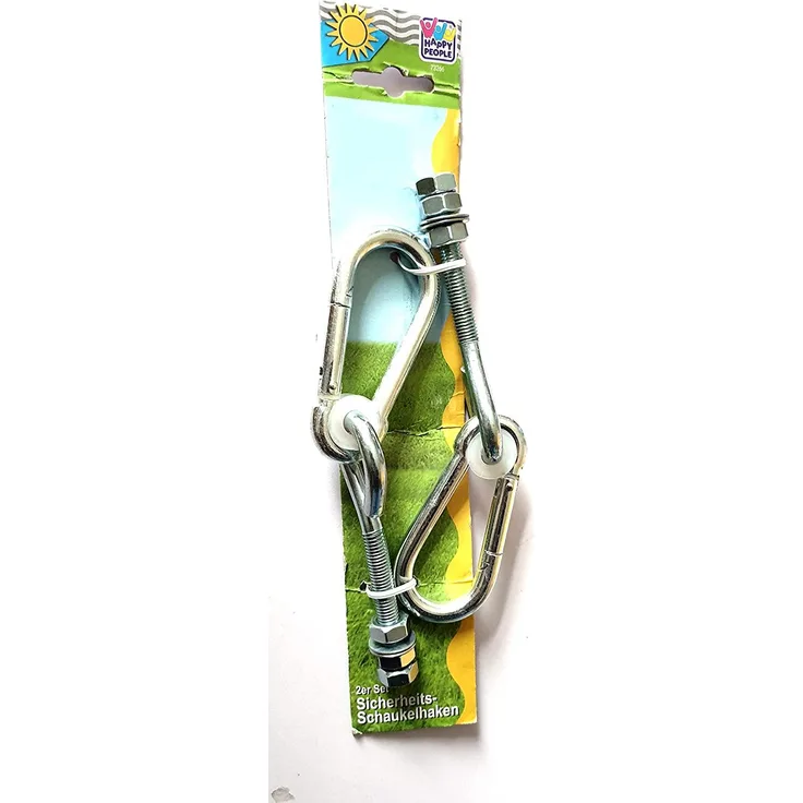 sicherheitshakenschaukel 20 cm Stahl 2 Stück