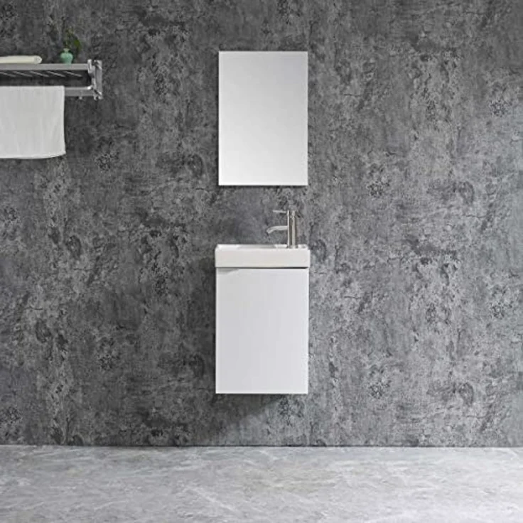 Sanotechnik Badmöbelset 'NOVA' WEIß, 40x60x22 cm – Bild 5