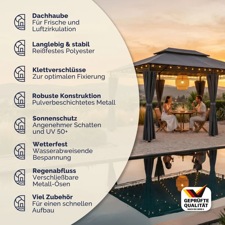 Pavillon Topas anthrazit – Bild 9