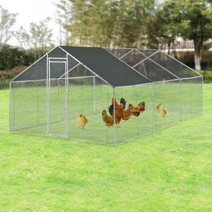 Freilaufgehege Wels mit Sonnendach 3x6x2 m [pro. tec] – Bild 2