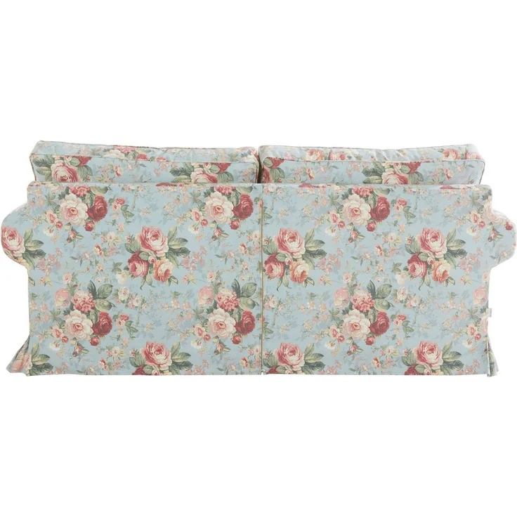 Home affaire 3-Sitzer Shadmoor, Hussenoptik, in uni oder mit Blumendruck – Bild 3