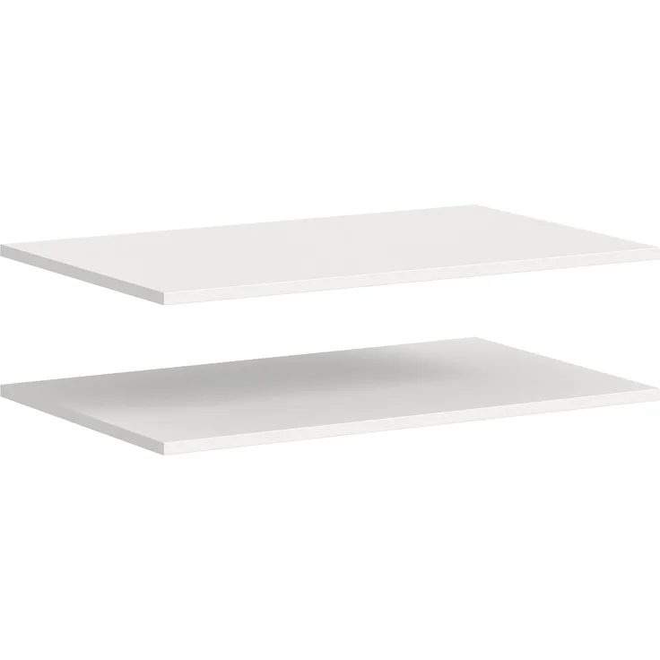 Zubehör Einlegeboden 2er Set (B/H/T: 77x2x48 cm) in weiß
