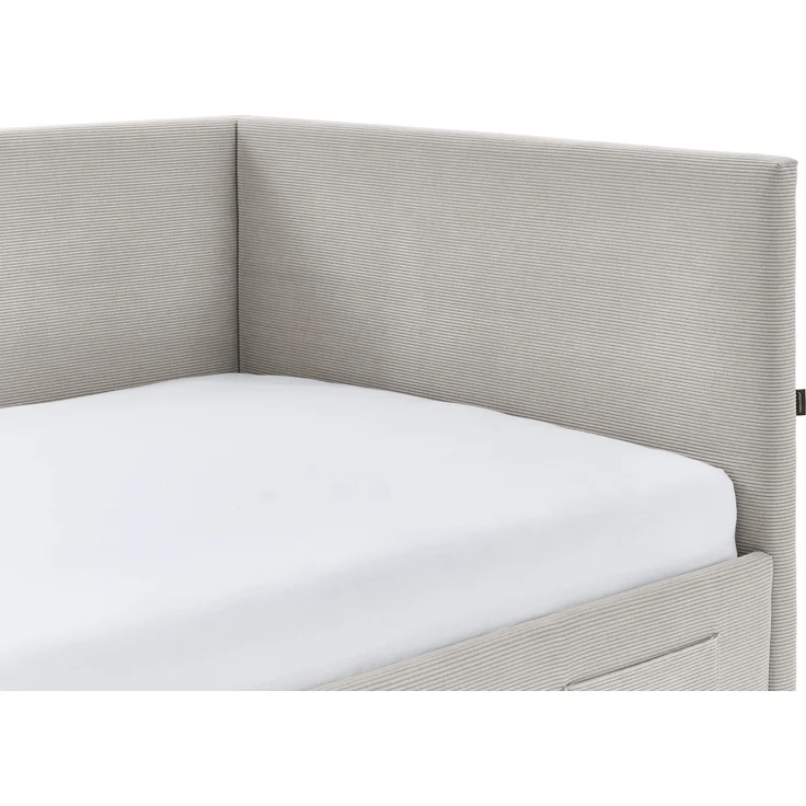 Polsterliege >Cool< Liegefläche 90x200cm, Scala Beige, Stellmaß: 100x90x210cm (BxHxT) – Bild 7
