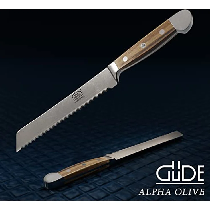 Alpha Olive Brotmesser 21 cm Beidhänder – Bild 7