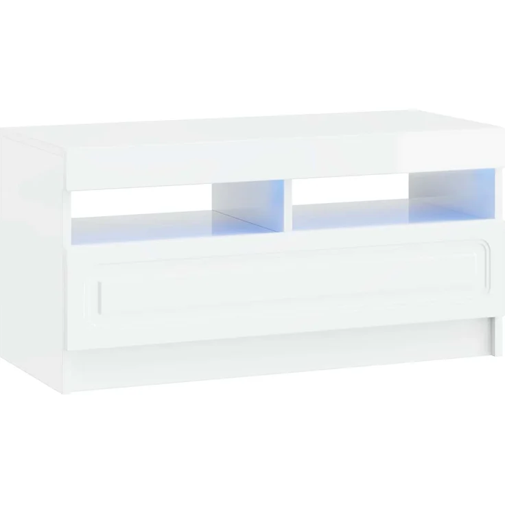 vidaXL LED-TV-Schrank UTRECHT 3 stk. Hochglanz Weiß Holzwerkstoff 3417006 – Bild 5