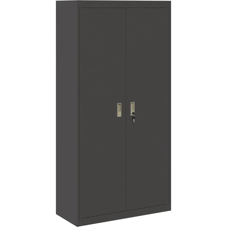 vidaXL Aufbewahrungsschrank Schwarz 90 x 40 x 180 cm Stahl 3406166 – Bild 2