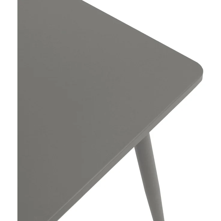 DEGAMO DENVER Bistrotisch, Stahl, grau, 70x70cm – Bild 6