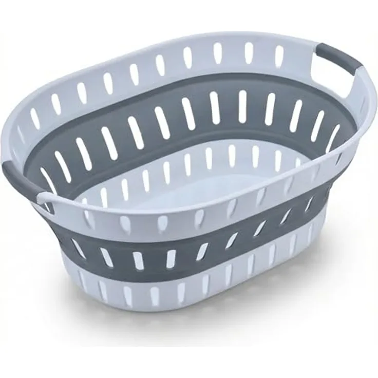 König Design Wäschekorb faltbar Wäschesammler Wäschebox Wäschetonne Organizer, Laundry Baskets Wäschewanne robust, platzsparend, Aufbewahrungskorb