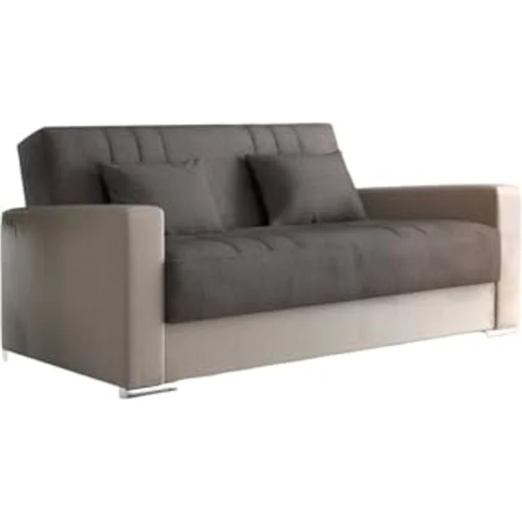 Dmora 3-Sitzer Schlafsofa Sergio 230x96 cm Beige, Stauraum – Bild 3