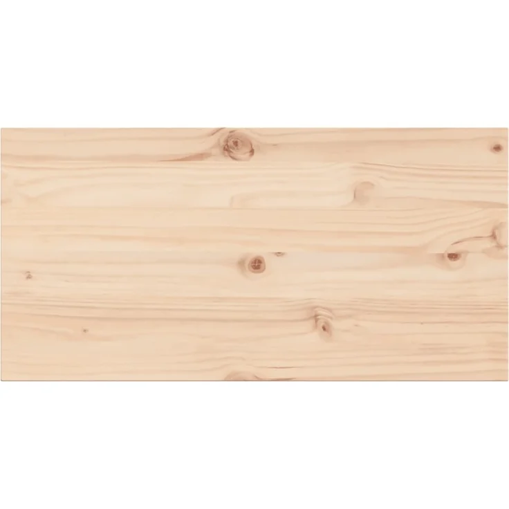 vidaXL Tischplatten 2 Stk. 90x45x2,5 cm Rechteckig Massivholz Kiefer 847430 – Bild 3
