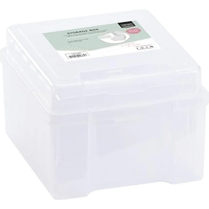 Vaessen Creative Staubox, Aufbewahrungsbox, Sortierbox mit 16 Boxen, Ordnungssystem, Transparent f�r Bastelutensilien, Bastelwerkzeuge Aufbewahrung Schmuck Und Spielzeug – Bild 1