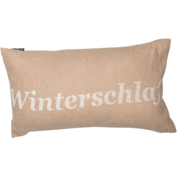 DAVID FUSSENEGGER Kissenhülle Silvretta 'Winterschlaf' 30 x 50 cm