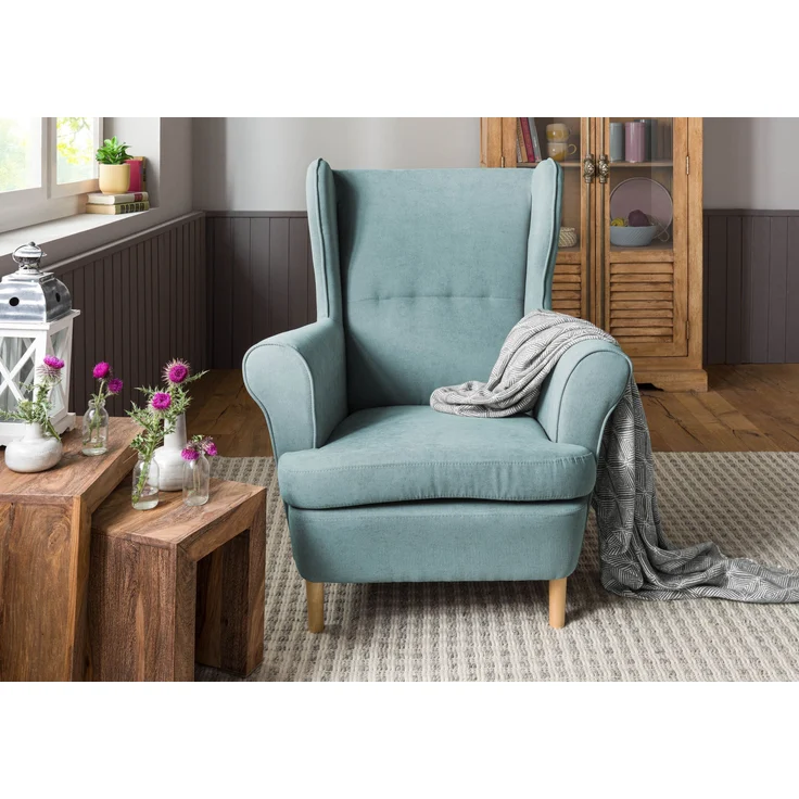 Ohrensessel 71x74x105 petrol SCANDI #109 – Bild 3