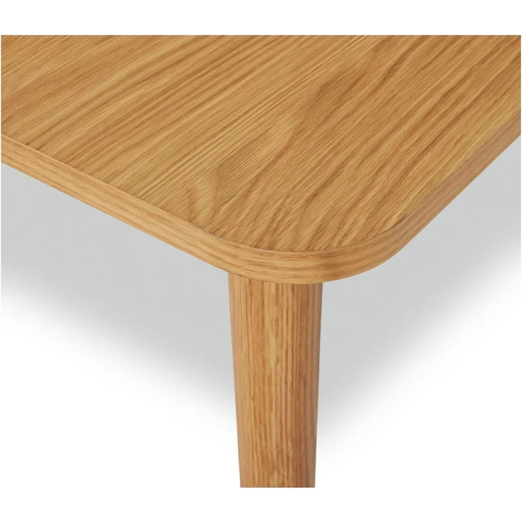 Couchtisch Gorbin 70x70 cm Eiche Natur - Modern mit Massivholzbeinen – Bild 4