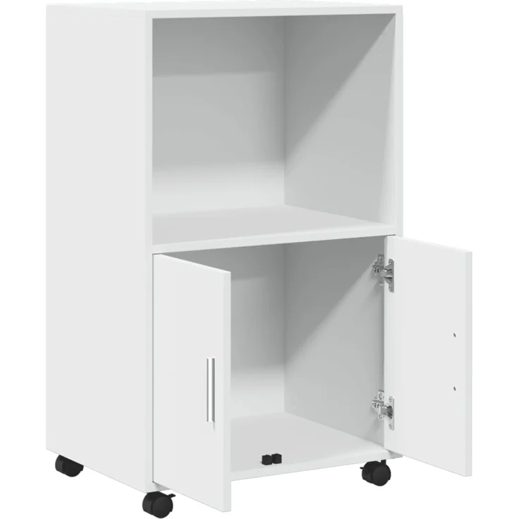 vidaXL Rollschrank Weiß 55x40x91 cm Holzwerkstoff 853182 – Bild 6